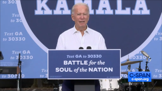 Biden speaking in Atlanta, GA